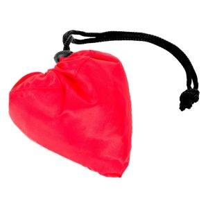 Sac shopping pliable Xavier rouge personnalisable avec logo