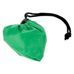 Sac shopping pliable Xavier vert personnalisable avec logo