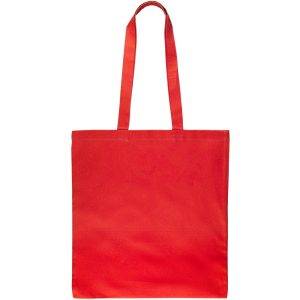 Sac shopping rouge personnalisable avec logo – réf. VA411-05