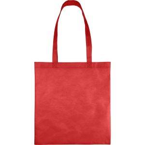 Sac Shopping rouge personnalisable avec logo – réf. VA515-05