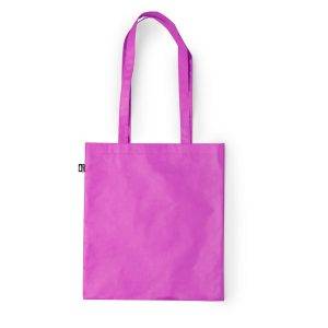 Sac shopping RPET fuchsia personnalisable avec logo