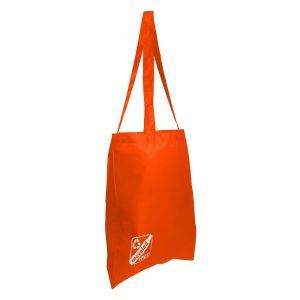 Sac shopping RPET orange personnalisable avec logo