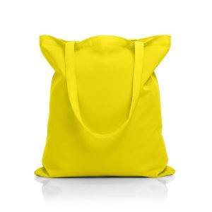 Sac shopping Santrell jaune personnalisable avec logo