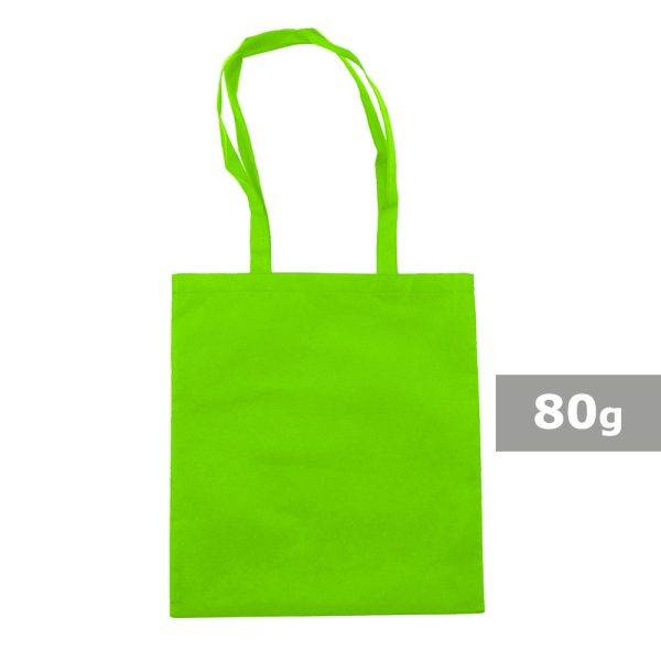Sac shopping vert claire personnalisable avec logo