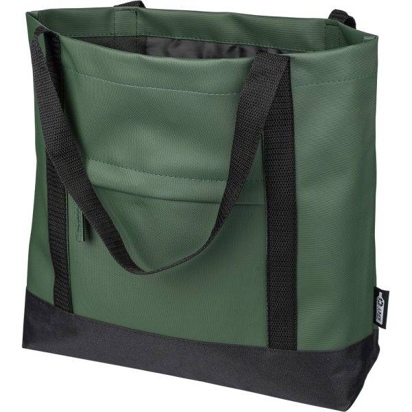 Sac shopping vert personnalisable avec logo – réf. VA284-06