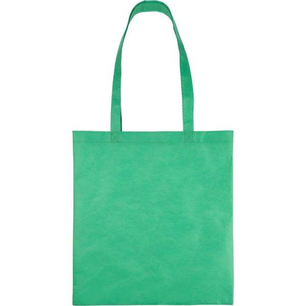 Sac Shopping vert personnalisable avec logo – réf. VA515-06