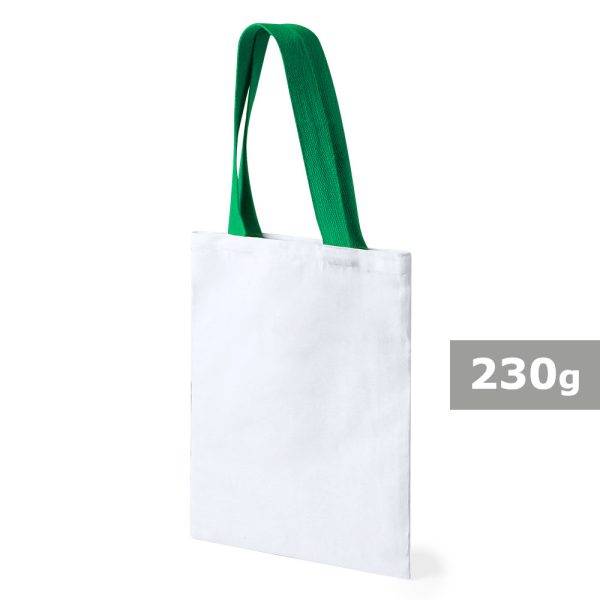 Sac Shopping vert personnalisable avec logo