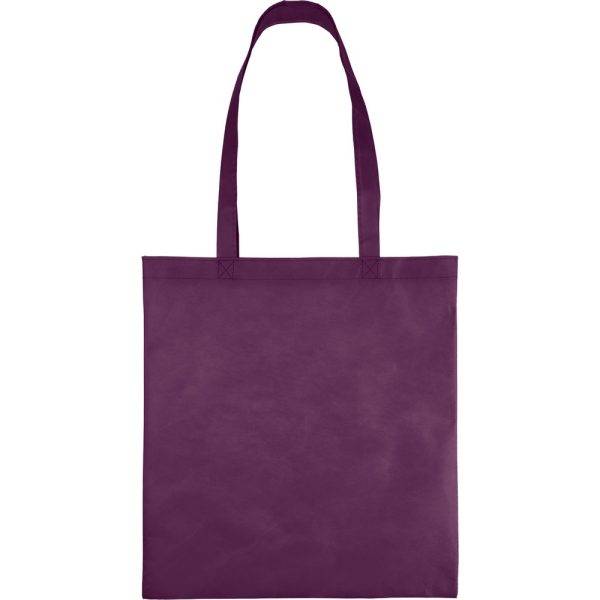 Sac Shopping violet personnalisable avec logo