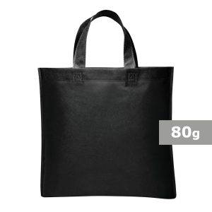 Sac shopping Wade noir personnalisable avec logo