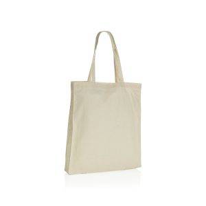 Sac tote en coton recyclé avec soufflet Impact AWARE™ personnalisable – réf. P762.643