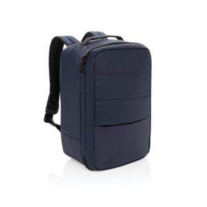 Sac voyage cabine en rPET Aware Armond bleu personnalisable avec logo