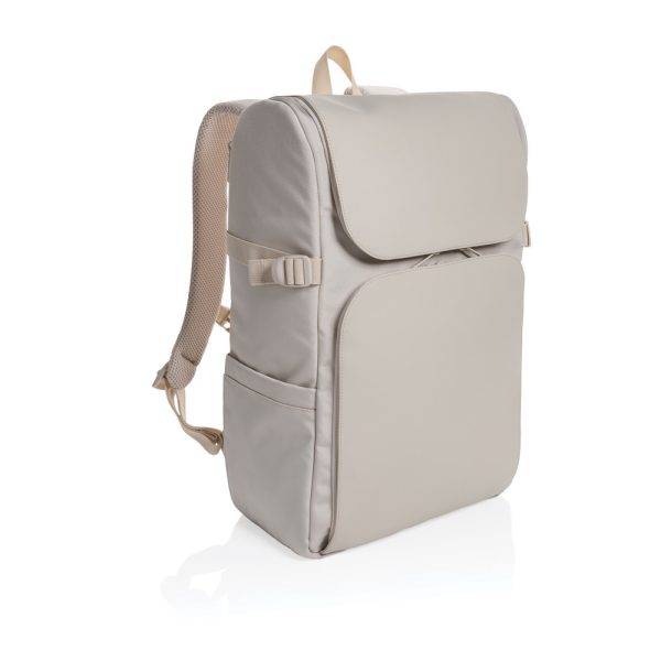 Sac weekend en rPET AWARE™ Pascal beige personnalisable avec logo