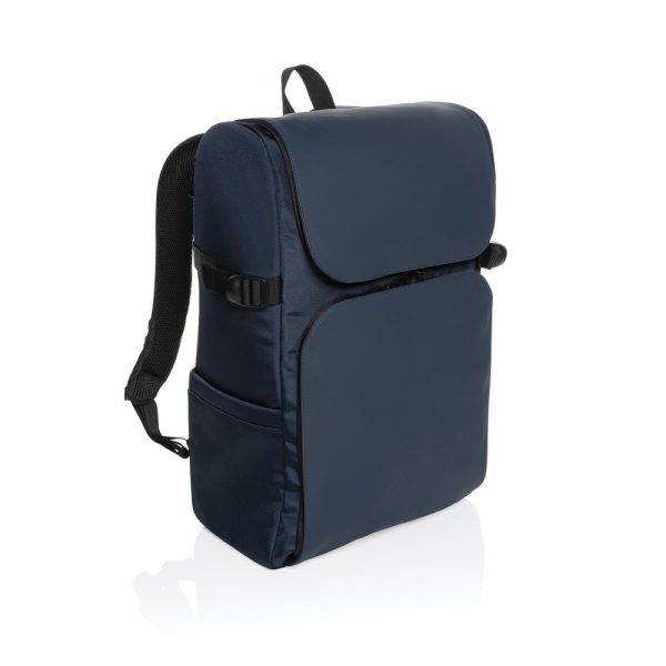 Sac weekend en rPET AWARE™ Pascal bleu personnalisable avec logo