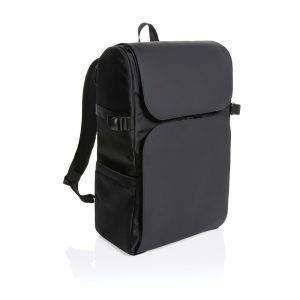 Sac weekend en rPET AWARE™ Pascal noir personnalisable avec logo