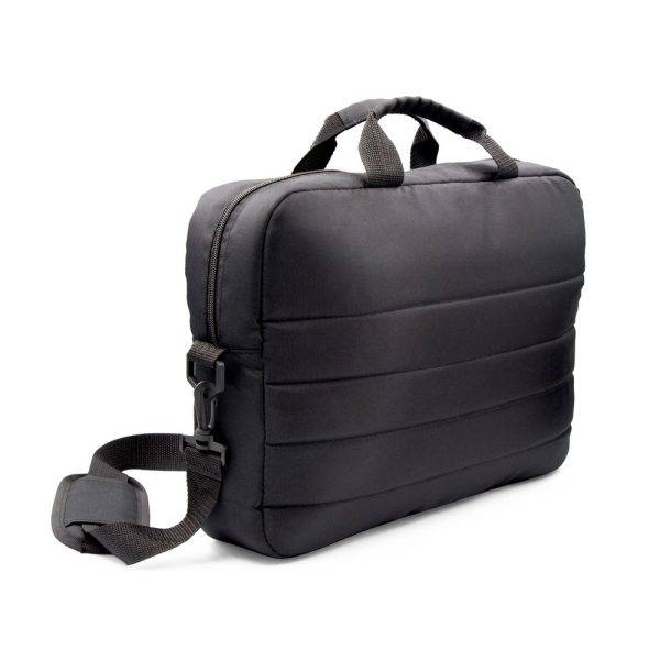 Sacoche ordinateur 15,6" | Aubri noir personnalisable avec logo