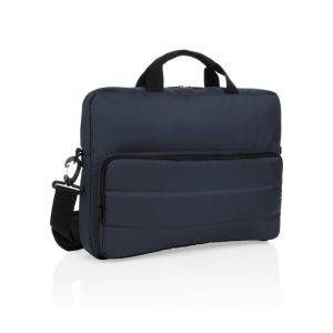 Sacoche ordinateur 15,6" Impact en rPET AWARE™ bleu personnalisable