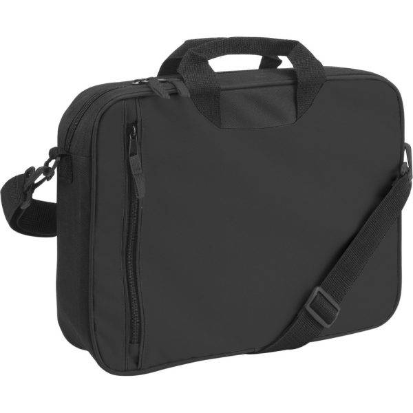 Sacoche pour documents noir personnalisable avec logo