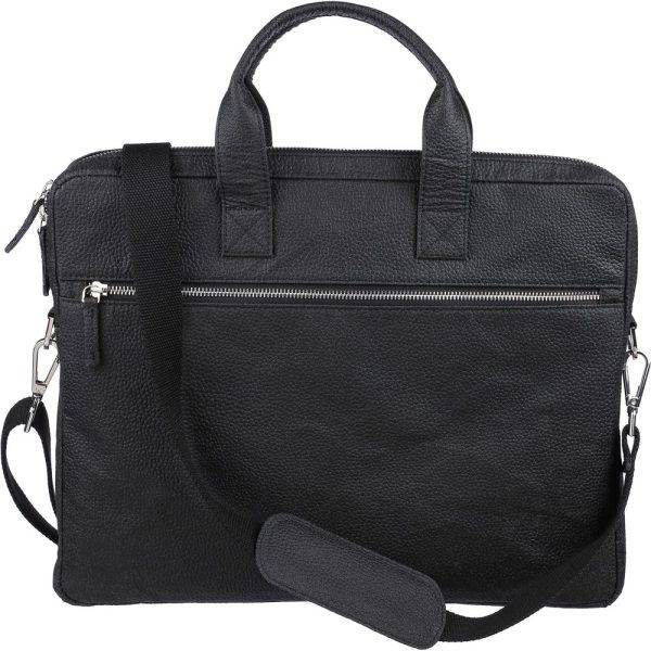 Sacoche pour ordinateur portable 15" noir personnalisable avec logo