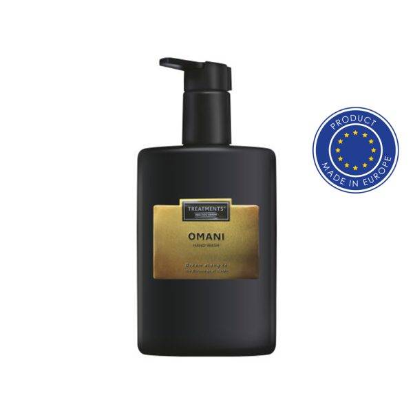 Savon pour les mains TREATMENTS jaune personnalisable avec logo