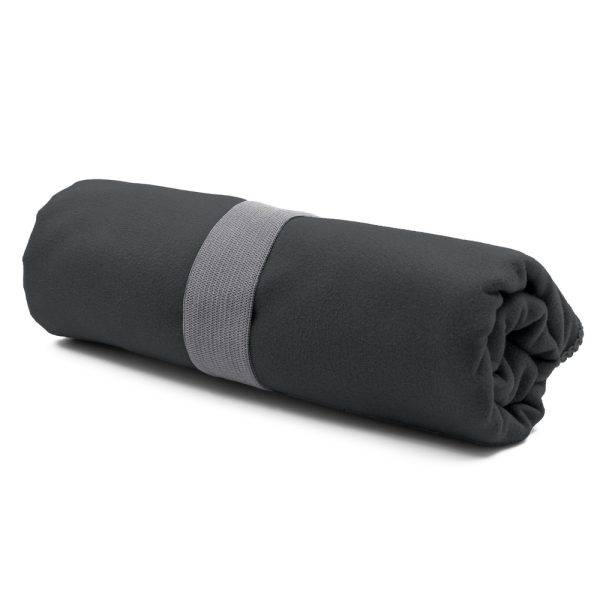 Serviette à séchage rapide en RPET | Ivanna gris personnalisable