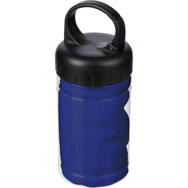 Serviette rafraîchissante bleu personnalisable avec logo