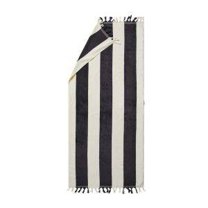 Serviette VINGA Valmer noir personnalisable avec logo