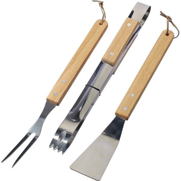 Set barbecue brun personnalisable avec logo