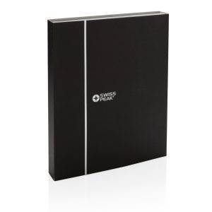 Set carnet de notes A5 et stylo noir personnalisable avec logo