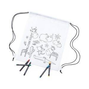 Set d'art de sac à cordon Rosemary blanc personnalisable avec logo