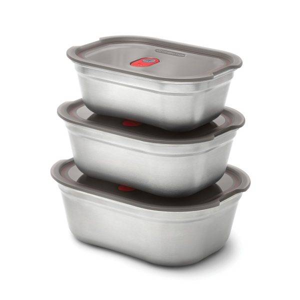 Set de boites repas x3 Petite, Moyenne, Grande personnalisable