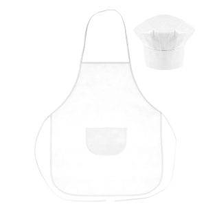 Set de cuisine, tablier de cuisine avec capuchon personnalisable