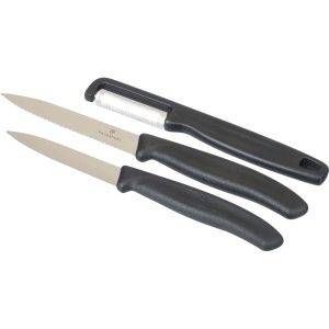 Set de cuisine Victorinox Swiss Classic, 3 pièces noir personnalisable