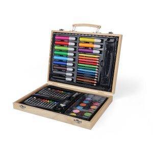 Set de dessin brun personnalisable avec logo