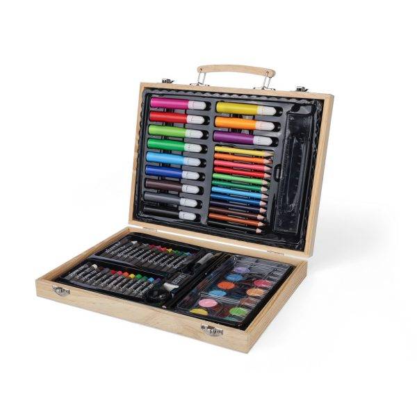 Set de dessin brun personnalisable avec logo