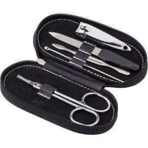 Set de manucure, 5 pièces noir personnalisable avec logo