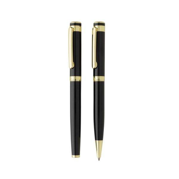 Set de stylos en laiton recyclé RCS Swiss Peak Luca personnalisable