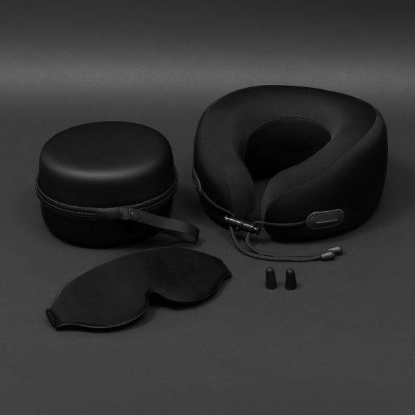 Set de voyage 3 pièces Upperlane noir personnalisable avec logo