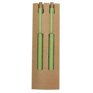 Set d'écriture en paille de blé, stylo à bille personnalisable