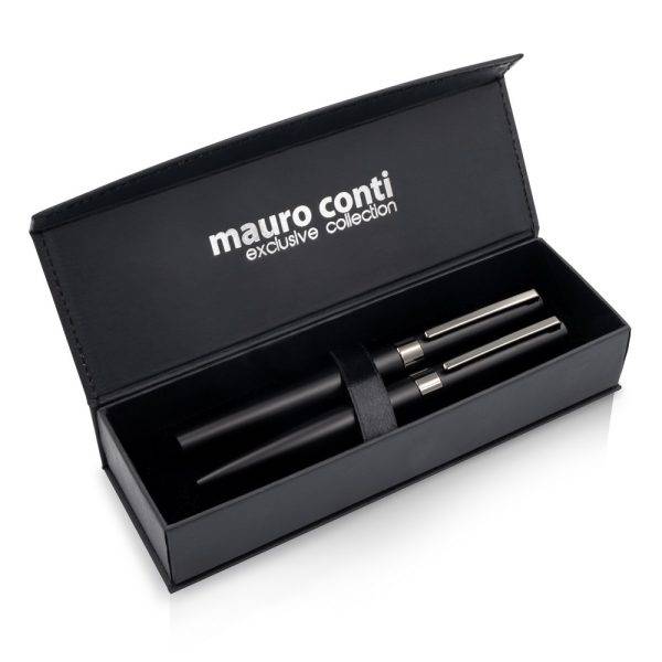 Set d'écriture Mauro Conti, stylo bille et stylo personnalisable