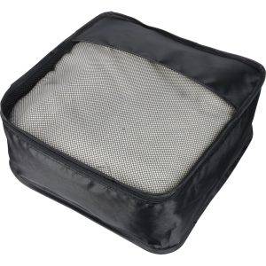 Set d’organisateurs de voyage, 7 pièces noir personnalisable avec logo