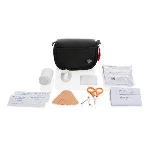 Set premiers secours taille poste en PU nubuck personnalisable