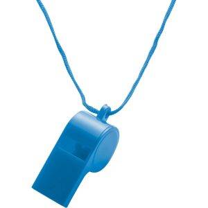 Sifflet avec cordon bleu marine personnalisable avec logo