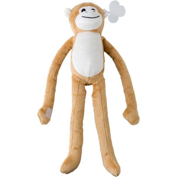 Singe en peluche multicolore personnalisable avec logo