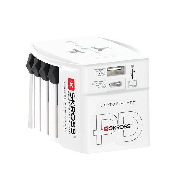 SKROSS Adaptateur de voyage universel MUV 65W PD personnalisable