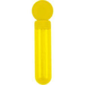 Souffleur à bulles jaune personnalisable avec logo