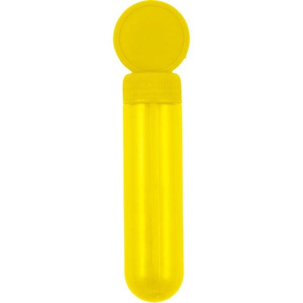 Souffleur à bulles jaune personnalisable avec logo