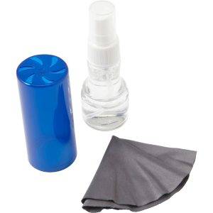 Spray nettoyant pour lentilles bleu marine personnalisable avec logo