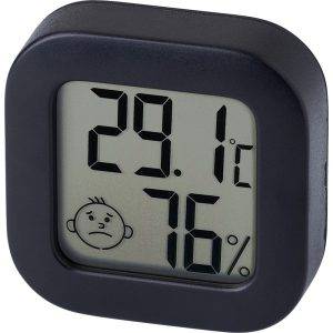 Station météo noir personnalisable avec logo