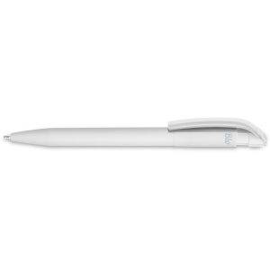 Stylo à bille BIO PLA S45 blanc personnalisable avec logo