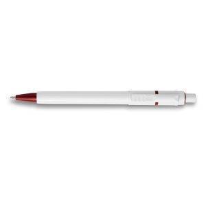 Stylo à bille en ABS Baron bordeaux personnalisable avec logo